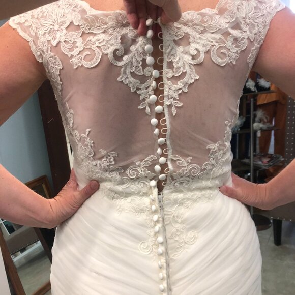 New Sexy BUM Mermaid Mori Lee Wedding Dress, Size 12, Mermaid Fit and Flare - Picture 12 of 14